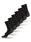 Preview: Hummel hmlBlaze Pro Training Socks Low, Set of 3 - black/orange